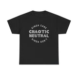Chaotic Neutral Kinda Care Kinda Don't High Quality Tee
