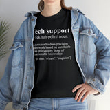 CANADA ONLY -  Tech Support Definition Shirt High Quality Tee
