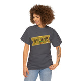 Believe Express Ticket for Santa NO YEAR High Quality Tee