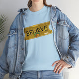 Believe Express Ticket for Santa NO YEAR High Quality Tee