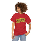 Believe Express Ticket for Santa NO YEAR High Quality Tee