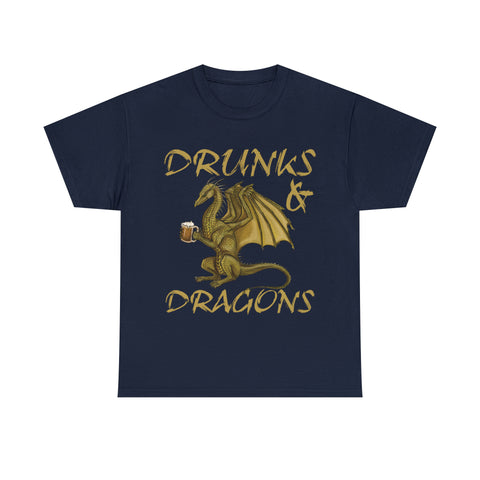 Copy of Drunks and Dragons High Quality Tee