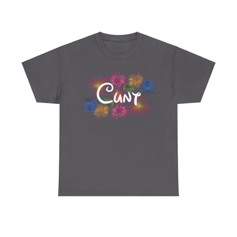Cunt Art Fireworks Parody High Quality Tee