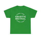 Chaotic Neutral Kinda Care Kinda Don't High Quality Tee