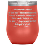 New Corporate Lingo Wine Mug Offensive