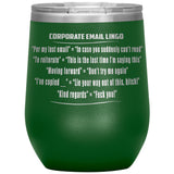 New Corporate Lingo Wine Mug Offensive