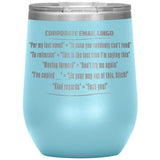 New Corporate Lingo Wine Mug Offensive