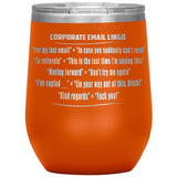 New Corporate Lingo Wine Mug Offensive