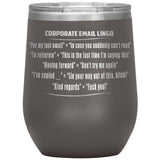 New Corporate Lingo Wine Mug Offensive