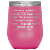 New Corporate Lingo Wine Mug Offensive