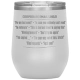 New Corporate Lingo Wine Mug Offensive
