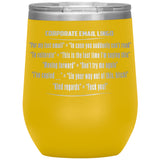 New Corporate Lingo Wine Mug Offensive