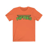 I'm Actually in My Fifties Shirt - Funny TMNT Parody Fathers Day Premium High Quality Tee T-Shirt - Binge Prints