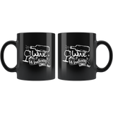 Wine goes in wisdom comes out secrets alcohol bars clubs women gossip coffee cup mug - Luxurious Inspirations