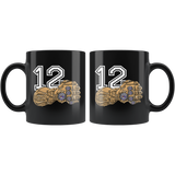 12 Goat New England Brady TB12 Mug - They Hate Us Because We Have 5 Rings Glove Coffee Cup - Luxurious Inspirations