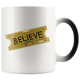 Believe Express Ticket For Santa 2019 Mug Polar Edition Coffee Cup - Luxurious Inspirations