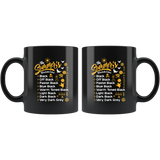 The summer's wardrobe colors dresses swimsuits shirts shorts light dark warm off black coffee cup mug - Luxurious Inspirations