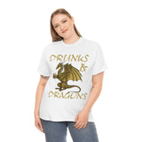 Drunks and Dragons High Quality Tee