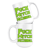 Fuck Mitch McConnell You Turtle Looking Jerk Mug Funny Offensive Rude Coffee Cup - Binge Prints