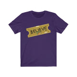 Believe 2019 Polar Express High Quality Unisex Jersey Short Sleeve Tee - Luxurious Inspirations