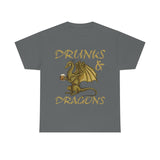 Drunks and Dragons High Quality Tee