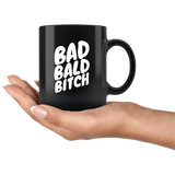 Bad bald bitch cancer wigs scarfs hair loss chemotherapy radiation strong coffee cup mug - Luxurious Inspirations