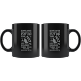 Some Days You Have To Put On The Hat And Remind Them Who They're Dealing With Halloween Witch Broom Coffee Cup Mug - Luxurious Inspirations