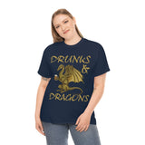 Drunks and Dragons High Quality Tee