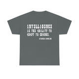 CANADA Intelligence is The Ability to Adapt to Change high Quality Tee