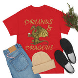 Drunks and Dragons High Quality Tee