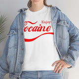 Enjoy Cocaine Parody High Quality Tee