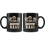 Droppin' R.B.G's women rights Ruth Bader Ginsburg supreme court coffee cup mug - Luxurious Inspirations