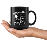 Lets drink wine judge people fun times alcohol watching bar socializing coffee cup mug - Luxurious Inspirations