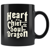 Heart Of A Chief Of A Soul Dragon Coffee Cup Mug - Luxurious Inspirations