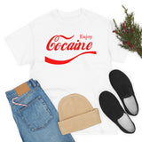 Enjoy Cocaine Parody High Quality Tee
