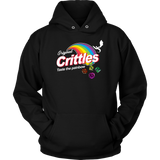 Crittles Taste The Painbow Hoodie - Funny DND Parody Fan Design - Binge Prints