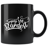 Trying my Bardest rpg DND d20 d2 critical hit miss dice bard characters coffee cup mug - Luxurious Inspirations