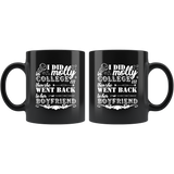I did molly in college then she went back to her boyfriend drugs pills school coffee cup mug - Luxurious Inspirations
