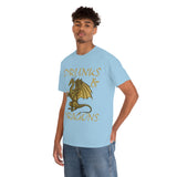 Drunks and Dragons High Quality Tee