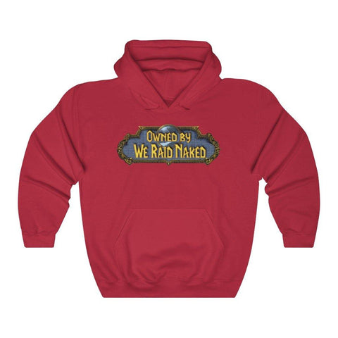 Owned By We Raid Naked Unisex Heavy Blend™ Hooded Sweatshirt - Luxurious Inspirations