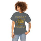 Drunks and Dragons High Quality Tee