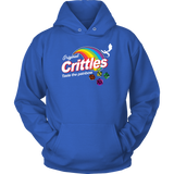 Crittles Taste The Painbow Hoodie - Funny DND Parody Fan Design - Binge Prints