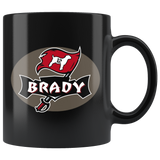 Tampa Bay Brady 12 GOAT Coffee Cup Fan High Quality Premium Grade Mug - Luxurious Inspirations