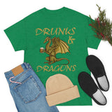 Drunks and Dragons High Quality Tee