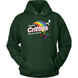 Crittles Taste The Painbow Hoodie - Funny DND Parody Fan Design - Binge Prints