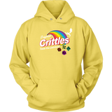 Crittles Taste The Painbow Hoodie - Funny DND Parody Fan Design - Binge Prints