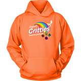 Crittles Taste The Painbow Hoodie - Funny DND Parody Fan Design - Binge Prints