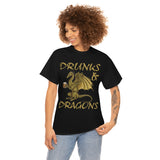 Drunks and Dragons High Quality Tee