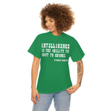 CANADA Intelligence is The Ability to Adapt to Change high Quality Tee