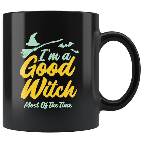 I'm A Good Witch Most Of The Time Ghost Costumes Children Candy Trick or Treat Makeup Mug Coffee Cup - Luxurious Inspirations
